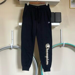 NWOT black Champion joggers, women’s size Small